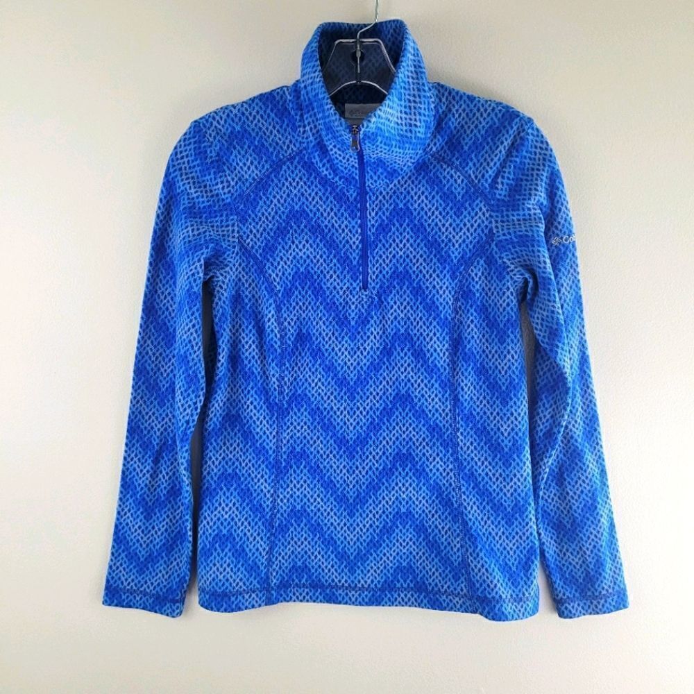 COLUMBIA quarter/half zip pullover fleece